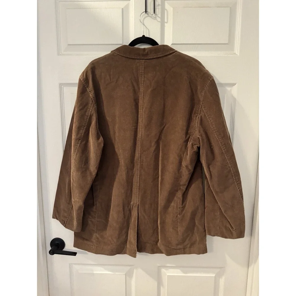 Vintage J Crew Men's Corduroy Jacket Size‎ L Brown Hong Kong